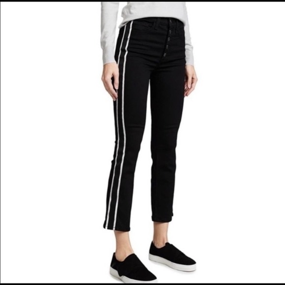 Veronica Beard Carolyn 10" Baby Boot Jeans Raven Black Size 25 - Picture 2 of 16